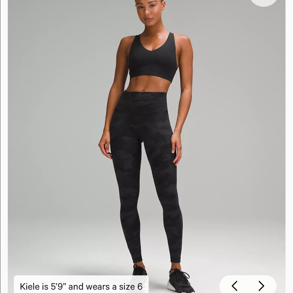 Lululemon Wunder Train High-Rise Tight 25" camo